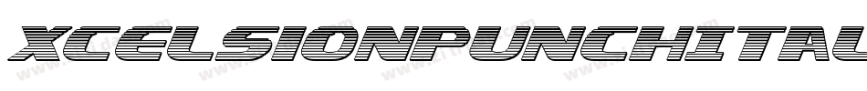 XcelsionPunchItalicItalic-G2lZ字体转换
