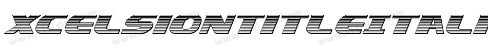 XcelsionTitleItalicItalic-5ZXj字体转换