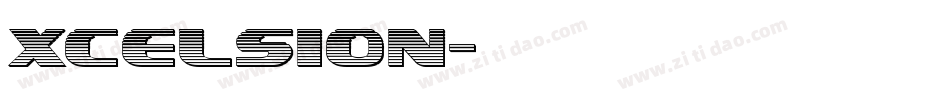 Xcelsion字体转换