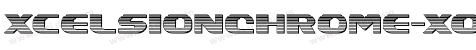 XcelsionChrome-XOGK字体转换