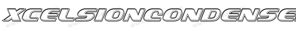 XcelsionCondensedItalicCondensedItalic-4OnD字体转换