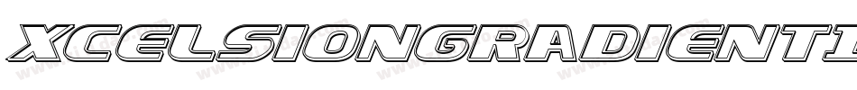 XcelsionGradientItalicItalic-3Eaz字体转换