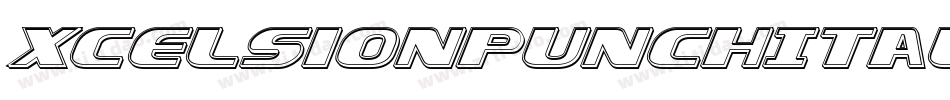 XcelsionPunchItalicItalic-G2lZ字体转换