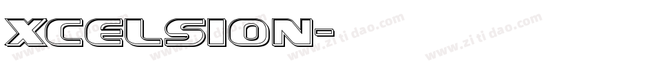 Xcelsion字体转换