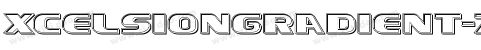 XcelsionGradient-Z3EK字体转换