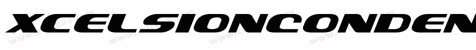 XcelsionCondensedItalicCondensedItalic-4OnD字体转换