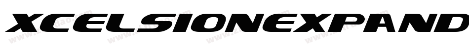 XcelsionExpandedItalicExpandedItalic-OXG3字体转换 XcelsionExpandedItalicExpandedItalic-OXG3字体转换