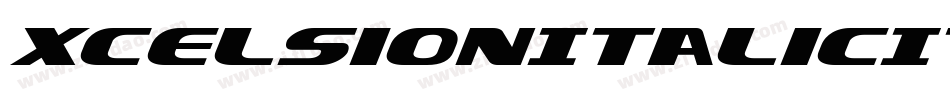 XcelsionItalicItalic-D9L0字体转换