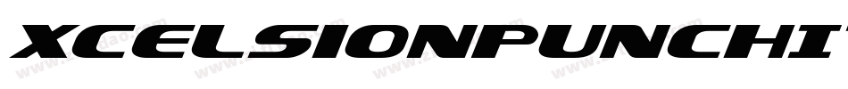 XcelsionPunchItalicItalic-G2lZ字体转换