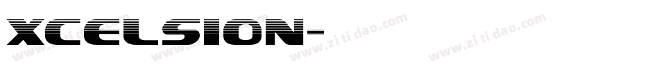 Xcelsion字体转换