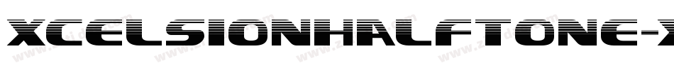 XcelsionHalftone-xzLR字体转换