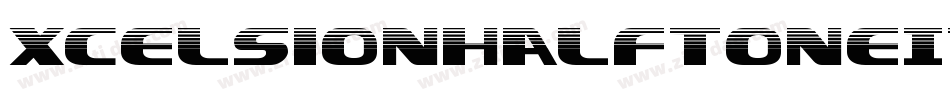 XcelsionHalftoneItalicItalic-pzZZ字体转换