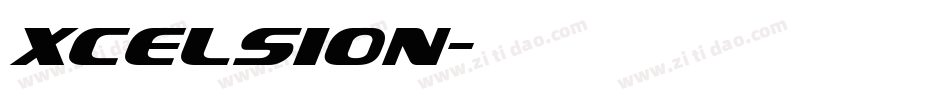 Xcelsion字体转换