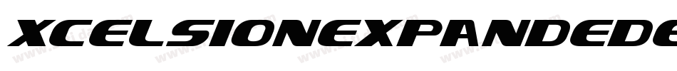 XcelsionExpandedExpanded-EM4l字体转换