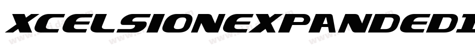 XcelsionExpandedItalicExpandedItalic-OXG3字体转换 XcelsionExpandedItalicExpandedItalic-OXG3字体转换