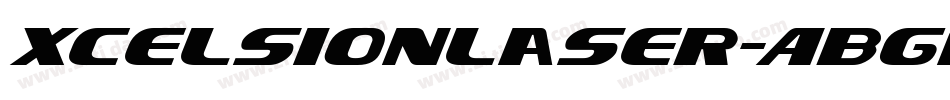 XcelsionLaser-ABGm字体转换