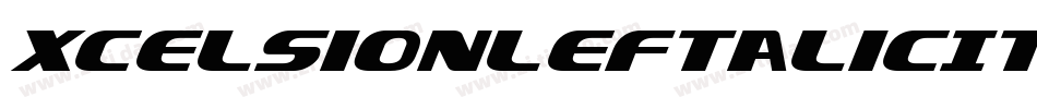 XcelsionLeftalicItalic-VazV字体转换