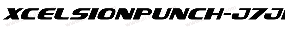 XcelsionPunch-J7Jn字体转换
