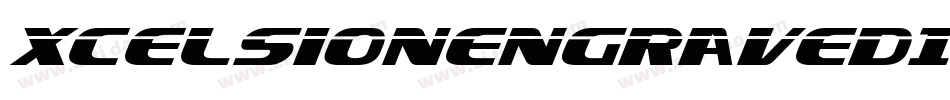 XcelsionEngravedItalicItalic-azY9字体转换