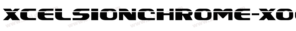 XcelsionChrome-XOGK字体转换