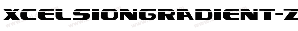 XcelsionGradient-Z3EK字体转换