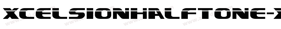 XcelsionHalftone-xzLR字体转换