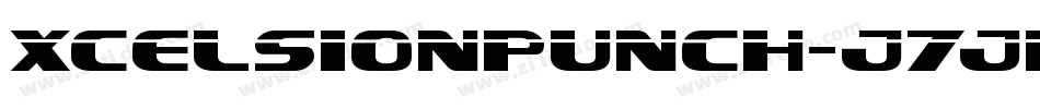 XcelsionPunch-J7Jn字体转换