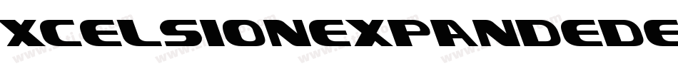 XcelsionExpandedExpanded-EM4l字体转换