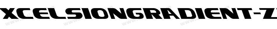 XcelsionGradient-Z3EK字体转换
