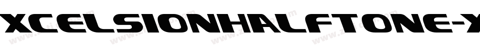 XcelsionHalftone-xzLR字体转换