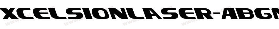 XcelsionLaser-ABGm字体转换