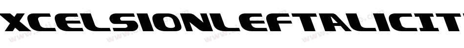 XcelsionLeftalicItalic-VazV字体转换