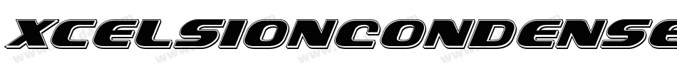 XcelsionCondensedItalicCondensedItalic-4OnD字体转换