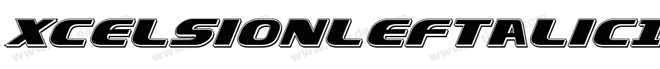 XcelsionLeftalicItalic-VazV字体转换