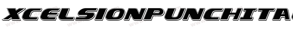 XcelsionPunchItalicItalic-G2lZ字体转换