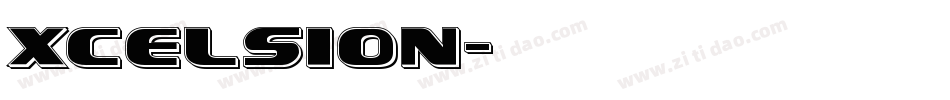 Xcelsion字体转换