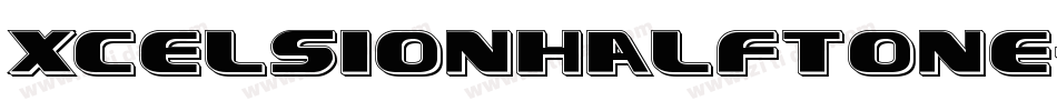 XcelsionHalftone-xzLR字体转换