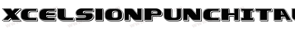 XcelsionPunchItalicItalic-G2lZ字体转换