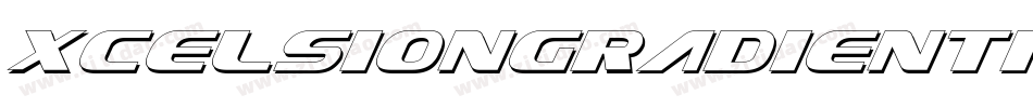 XcelsionGradientItalicItalic-3Eaz字体转换