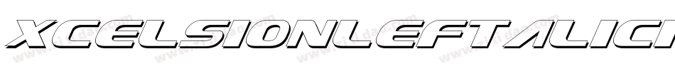 XcelsionLeftalicItalic-VazV字体转换