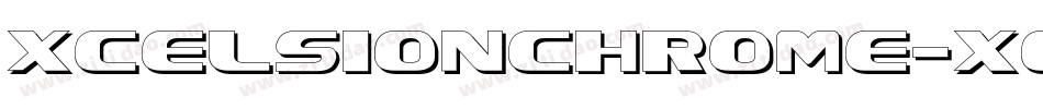 XcelsionChrome-XOGK字体转换