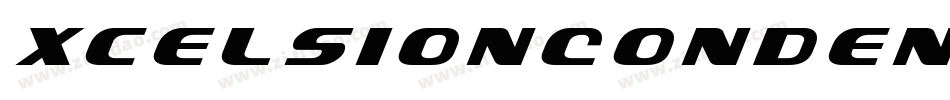 XcelsionCondensedItalicCondensedItalic-4OnD字体转换