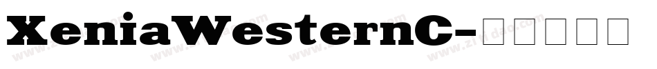 XeniaWesternC字体转换