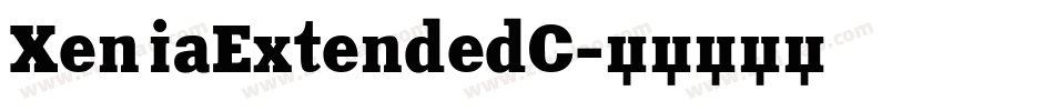 XeniaExtendedC字体转换