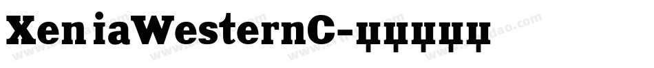 XeniaWesternC字体转换