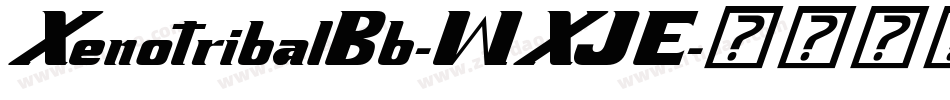 XenotribalBb-WXJE字体转换