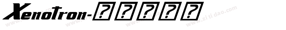 Xenotron字体转换