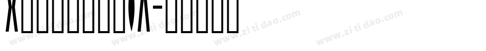 Xenophobia字体转换