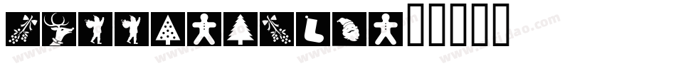 Merry-Xmas字体转换