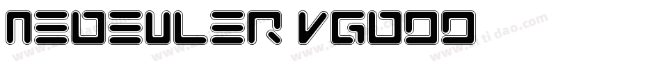 NeoEuler-VGO00字体转换